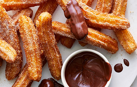 Chocolate & Hazelnut Churros